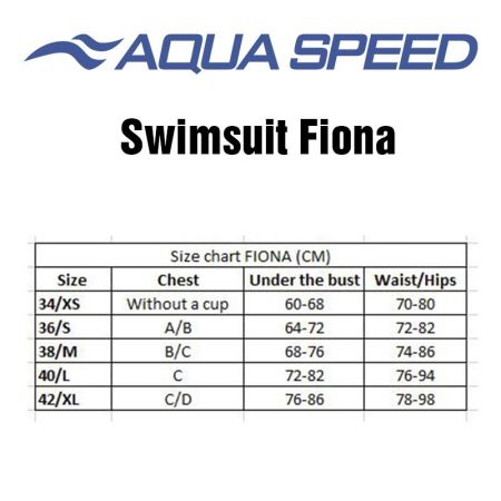 Costum De Baie Dama AQUA SPEED Swimsuit Fiona 28 522383 348 imagine 3